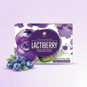 Lactiberry HGW acompañado de arándanos frescos naturales
